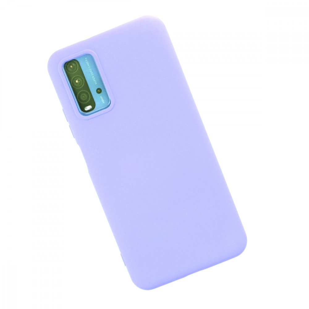Redmi 9T Kılıf Nano içi Kadife Silikon - Lila