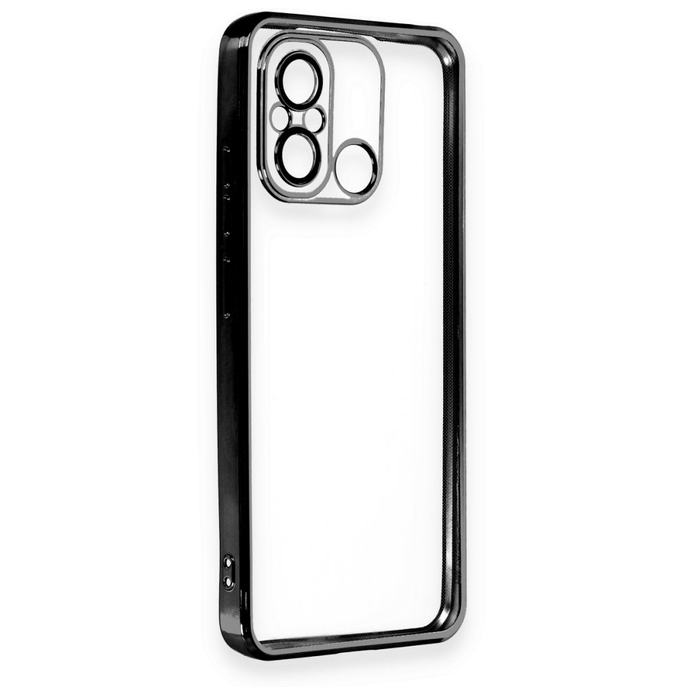 Redmi 12C Kılıf Razer Lensli Silikon - Siyah