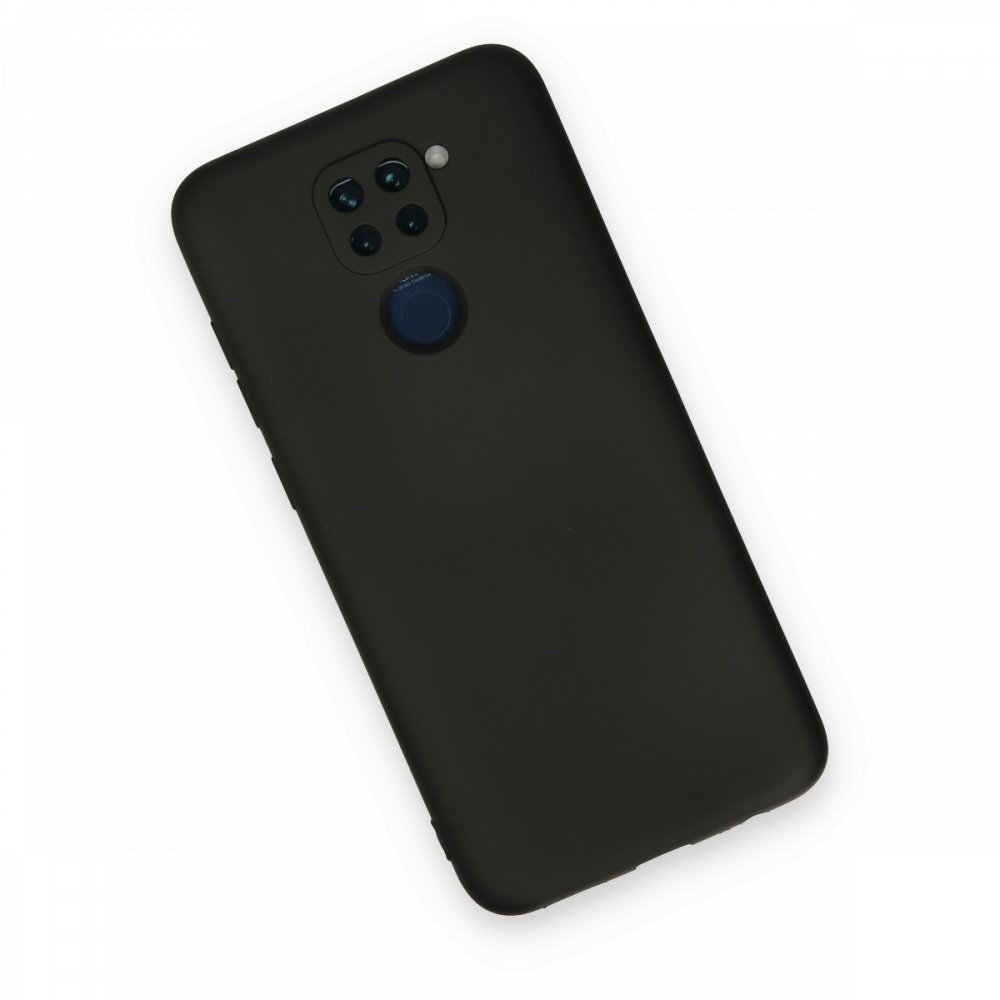 Redmi Note 9 Kılıf Nano içi Kadife Silikon - Siyah