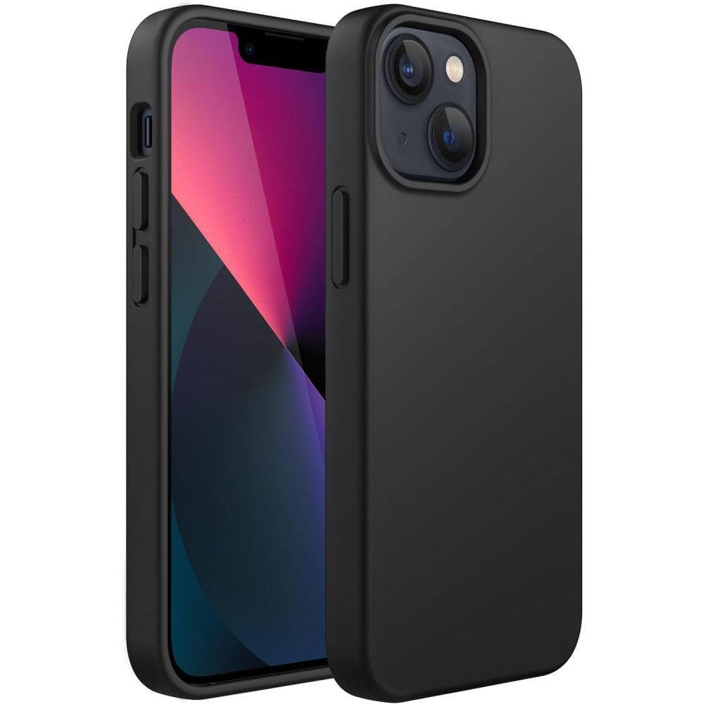  iPhone 14 Plus Kılıf First Silikon - Siyah
