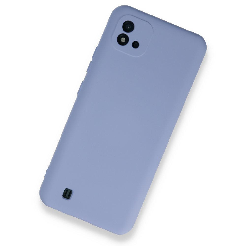  Realme C11 2021 Kılıf Nano içi Kadife Silikon - Lila