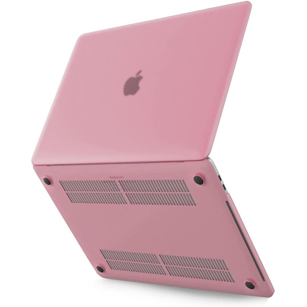 Macbook Pro 13 2020 Macbook Buzlu Kapak - Pembe Macbook Pro 13 2020 Macbook Buzlu Kapak - Pembe