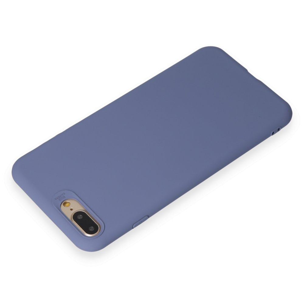  iPhone 8 Plus Kılıf First Silikon - Gri