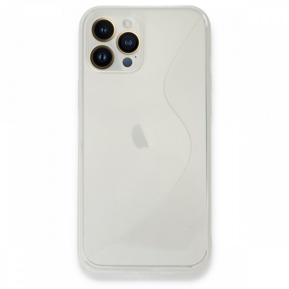  iPhone 13 Pro Kılıf S Silikon - Şeffaf