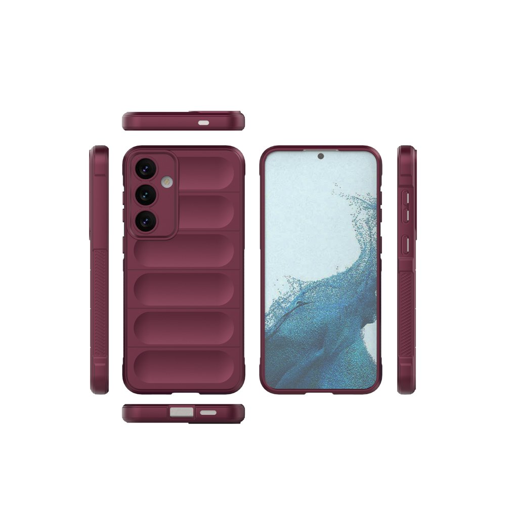  Samsung Galaxy S24 Kılıf Optimum Silikon - Bordo