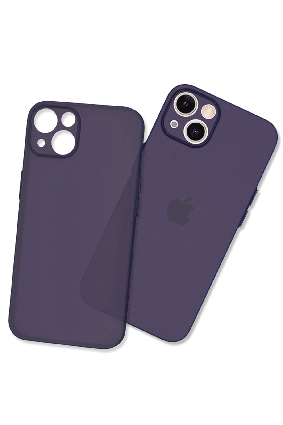  iPhone 14 Plus Kılıf Puma Silikon - Koyu Mor