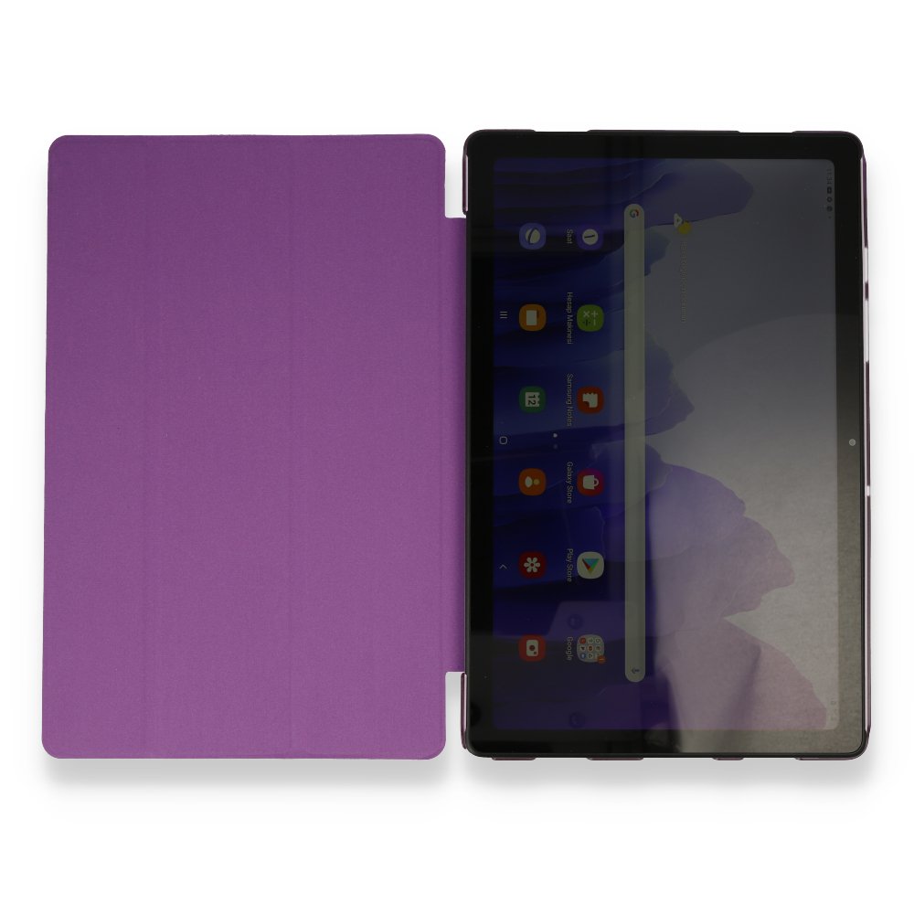 Samsung Galaxy T970 Tab S7 Plus 12.4 Kılıf Tablet Smart Kılıf - Mor Samsung Galaxy T970 Tab S7 Plus 12.4 Kılıf Tablet Smart Kılıf - Mor