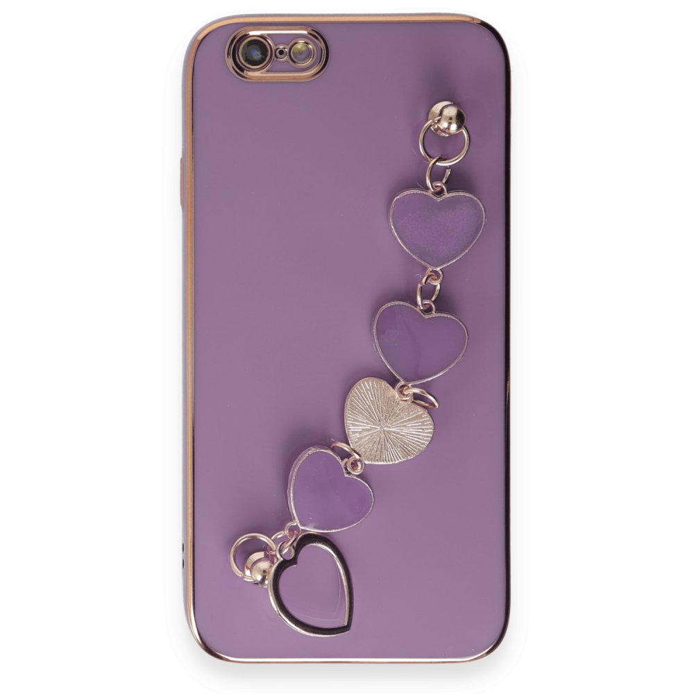 iPhone 6 Kılıf Esila Silikon - Mor  iPhone 6 Kılıf Esila Silikon - Mor