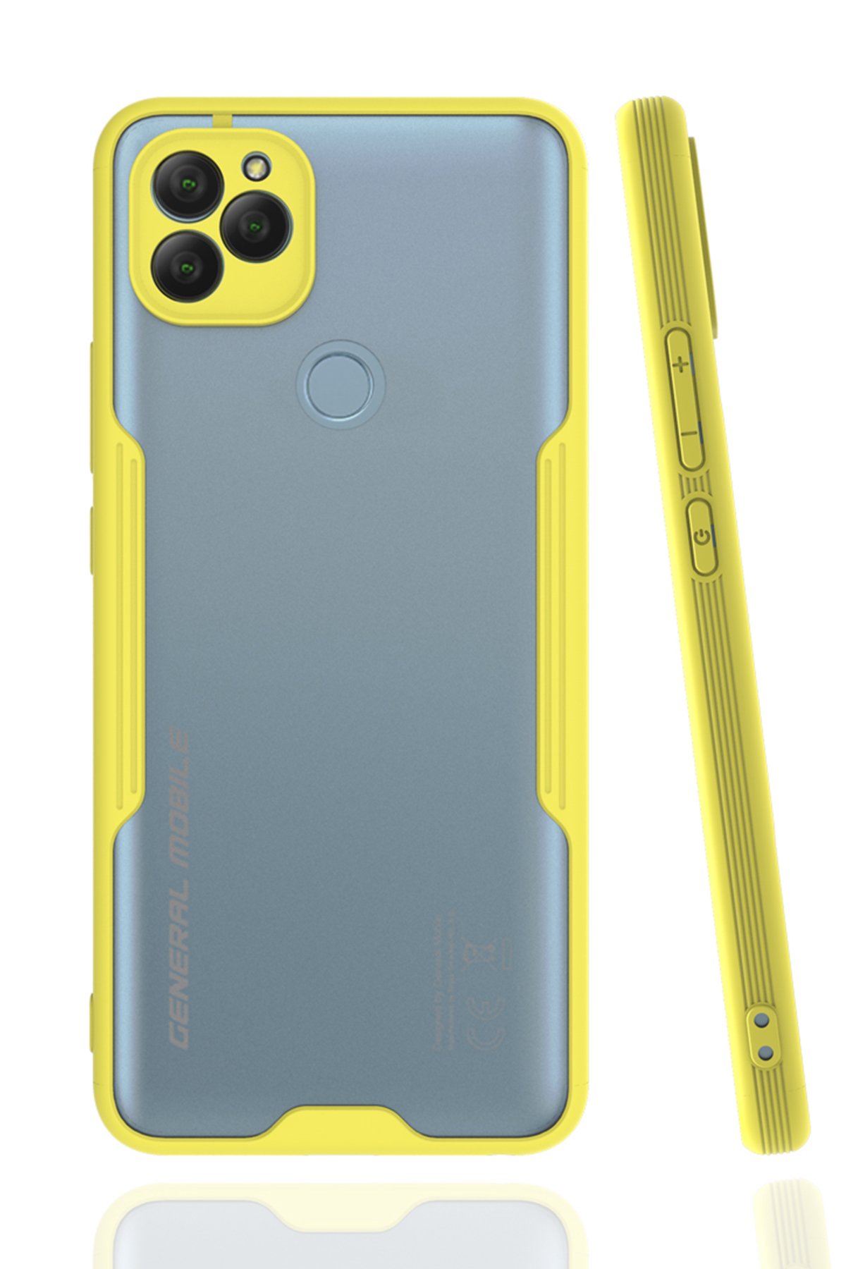  General Mobile GM 22 Kılıf Platin Silikon - Sarı