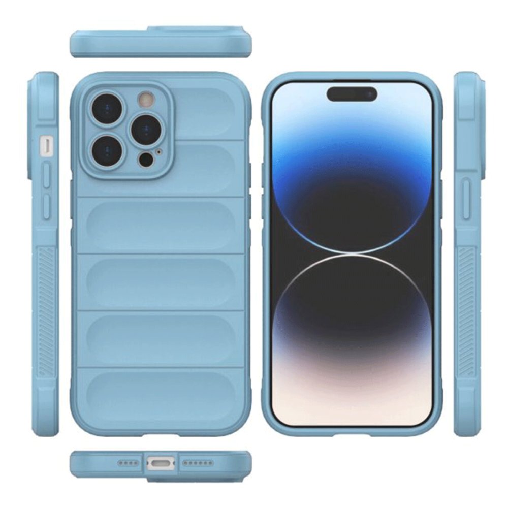 iPhone 15 Pro Max Kılıf Optimum Silikon - Sky Blue iPhone 15 Pro Max Kılıf Optimum Silikon - Sky Blue