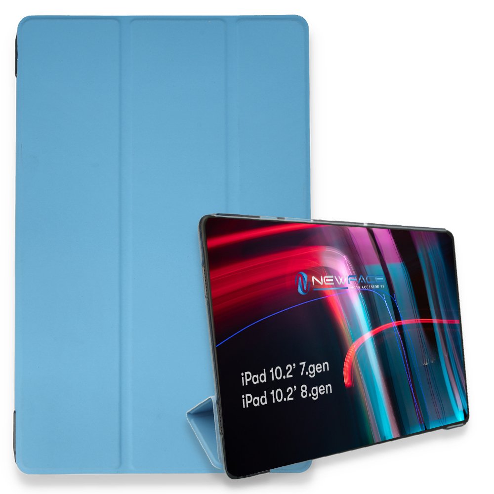  iPad 10.2 (7.nesil) Kılıf Tablet Smart Kılıf - Mavi