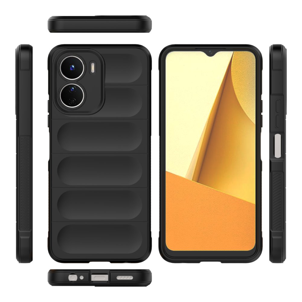 Vivo Y16 Kılıf Optimum Silikon - Siyah  Vivo Y16 Kılıf Optimum Silikon - Siyah