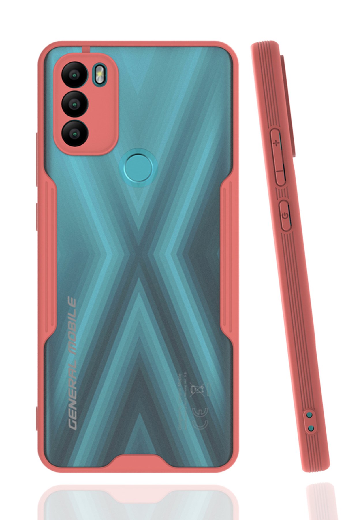  General Mobile GM 21 Plus Kılıf Platin Silikon - Pembe