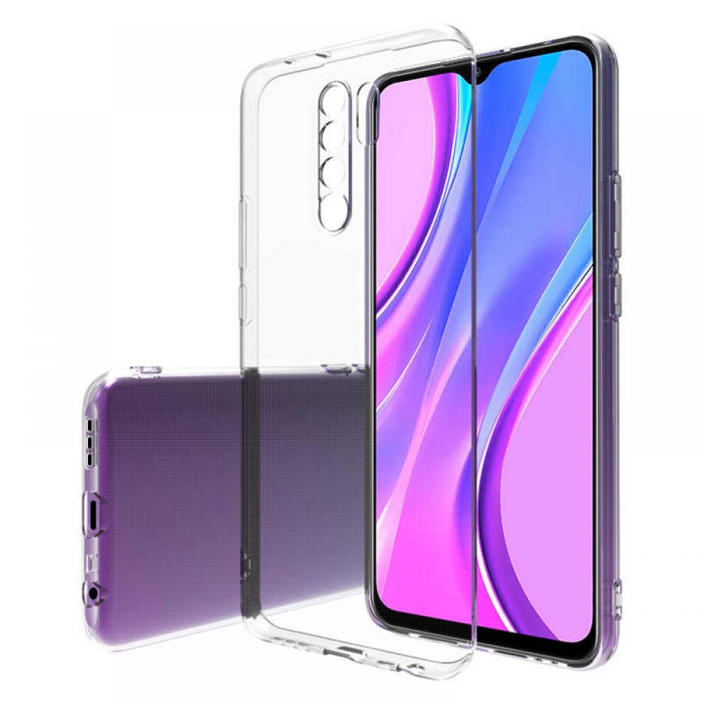 Redmi 9 Kılıf Lüx Şeffaf Silikon - Şeffaf Redmi 9 Kılıf Lüx Şeffaf Silikon - Şeffaf