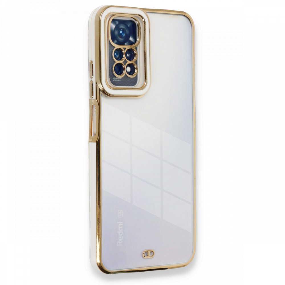 Redmi Note 11 Kılıf Liva Lens Silikon - Beyaz Redmi Note 11 Kılıf Liva Lens Silikon - Beyaz