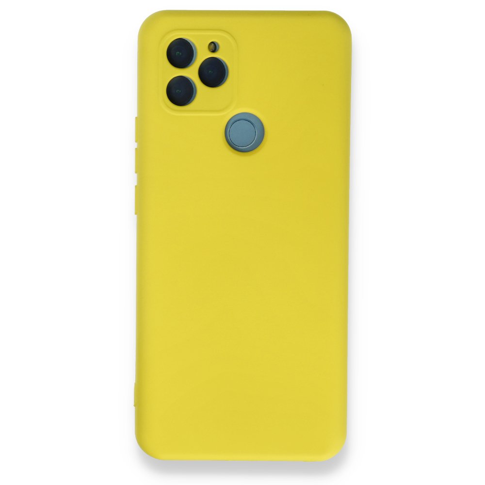  General Mobile GM 21 Kılıf Nano içi Kadife Silikon - Sarı