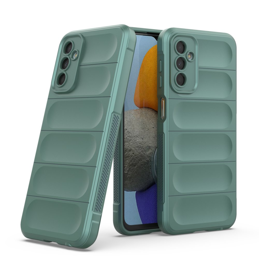  Samsung Galaxy M23 Kılıf Optimum Silikon - Koyu Yeşil