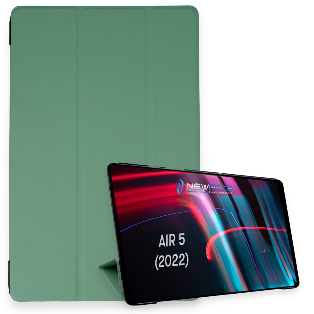  iPad Air 5 (2022) Kılıf Tablet Smart Kılıf - Koyu Yeşil