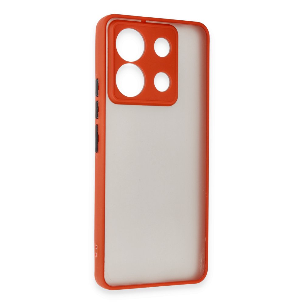 Redmi Note 13 5G Kılıf Montreal Silikon Kapak - Kırmızı Redmi Note 13 5G Kılıf Montreal Silikon Kapak - Kırmızı