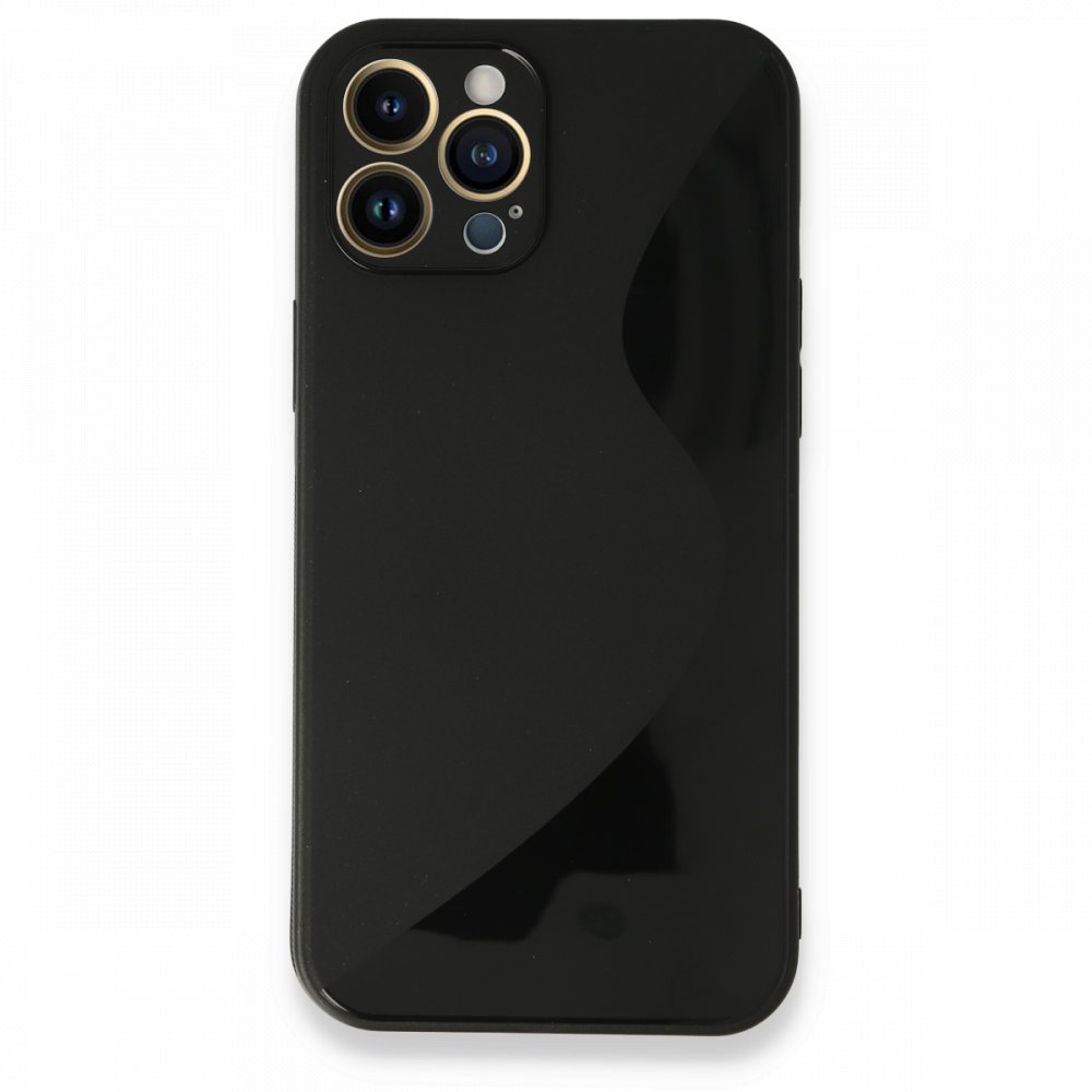  iPhone 13 Pro Kılıf S Silikon - Siyah