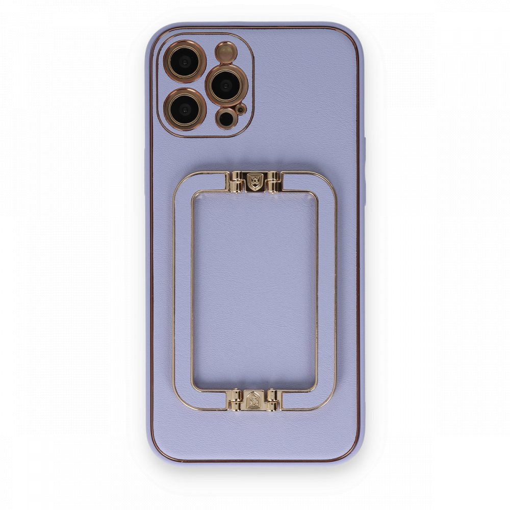  iPhone 12 Pro Max Kılıf Coco Elit Kapak - Lila