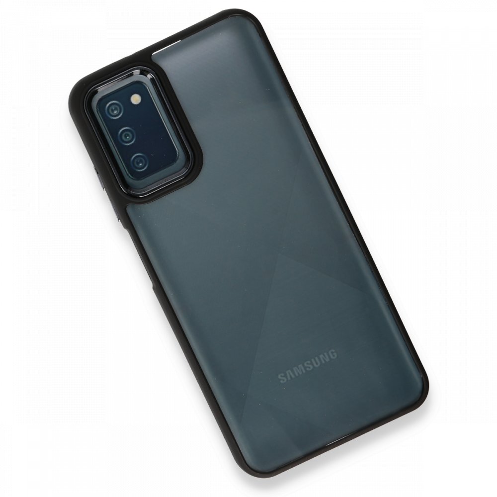  Samsung Galaxy A03S Kılıf Dora Kapak - Siyah