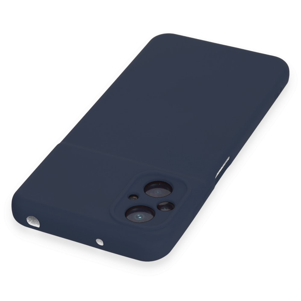 Xiaomi Poco M5 Kılıf Nano içi Kadife Silikon - Lacivert Xiaomi Poco M5 Kılıf Nano içi Kadife Silikon - Lacivert