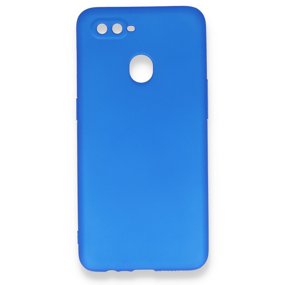  Oppo AX7 Kılıf First Silikon - Mavi