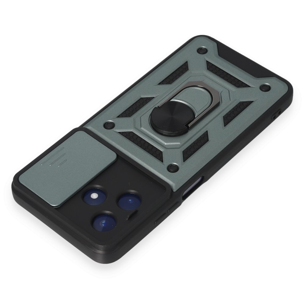 Realme C53 Kılıf Pars Lens Yüzüklü Silikon - Yeşil Realme C53 Kılıf Pars Lens Yüzüklü Silikon - Yeşil