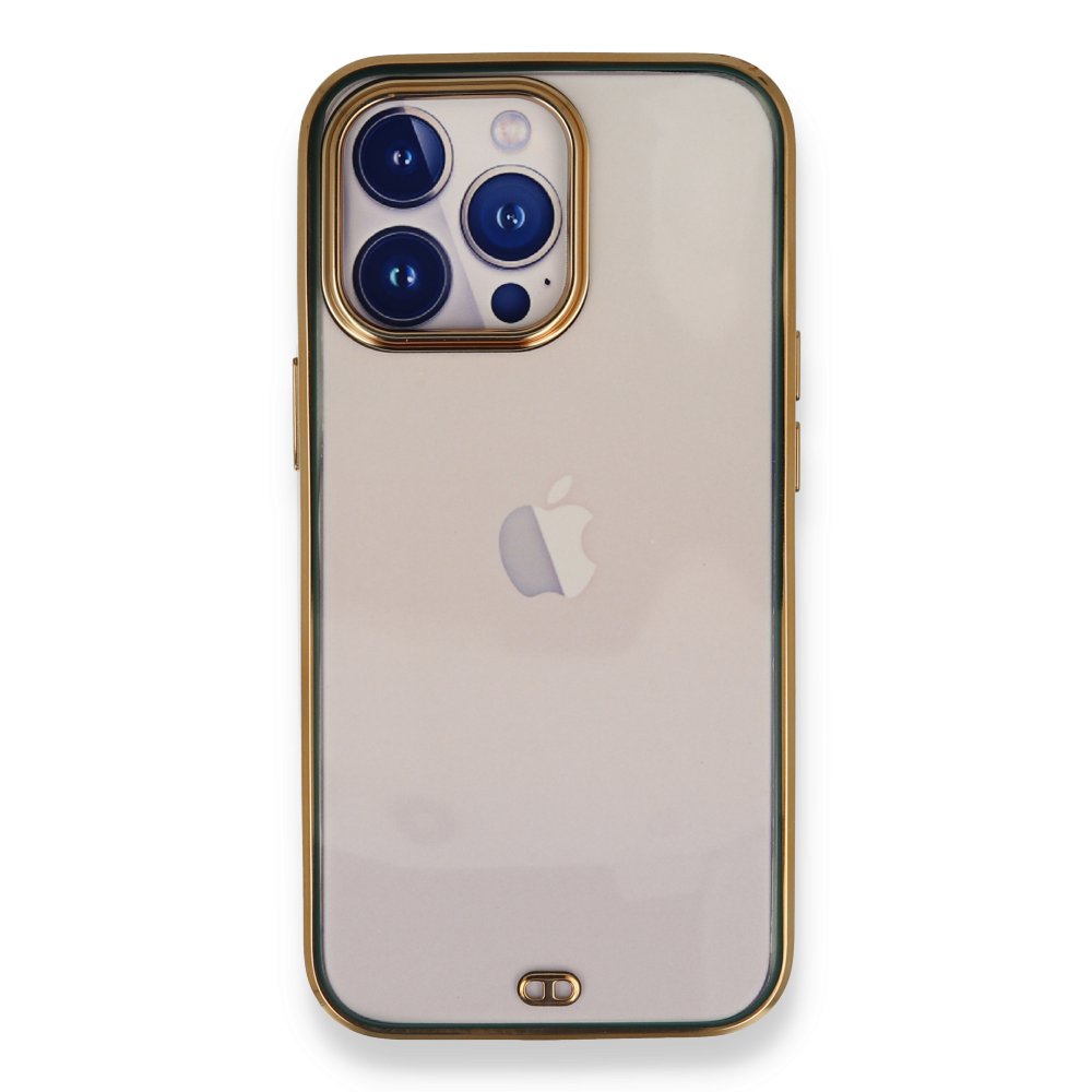  iPhone 13 Pro Kılıf Liva Silikon - Yeşil