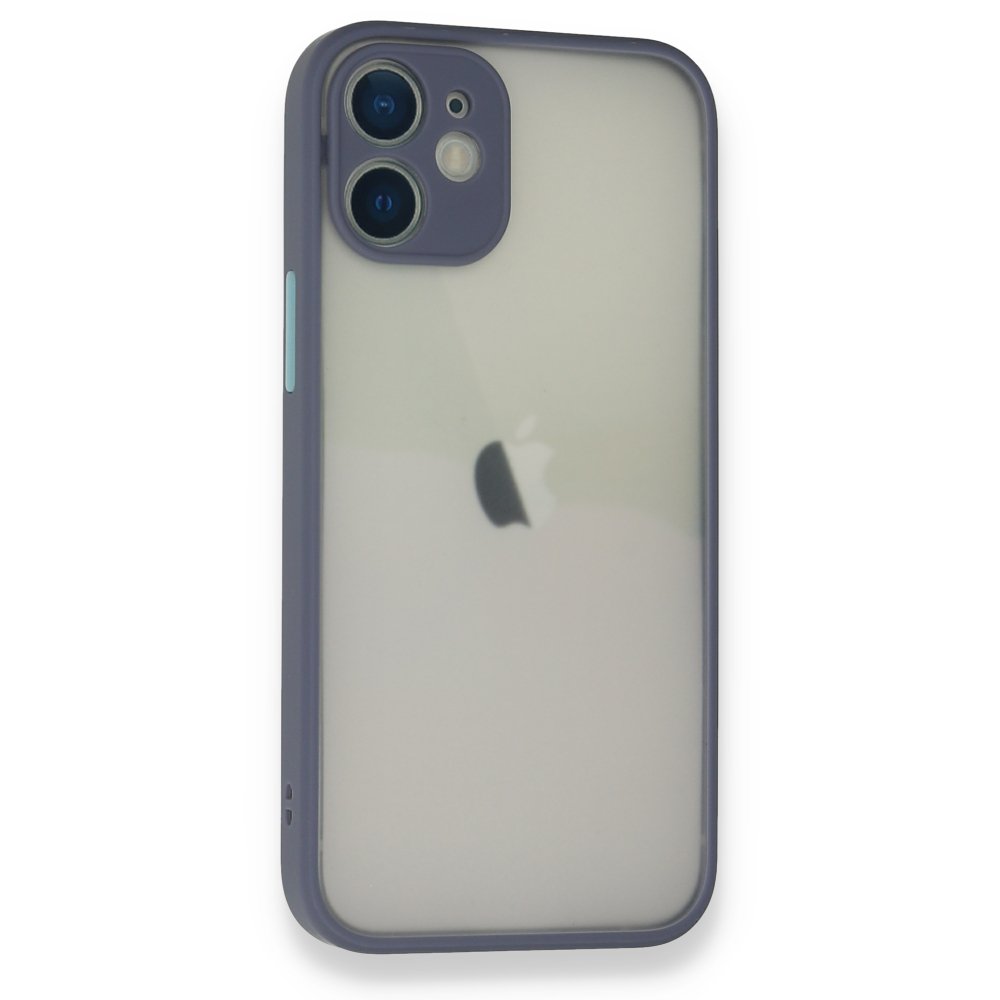  iPhone 11 Pro Max Kılıf Montreal Silikon Kapak - Gri