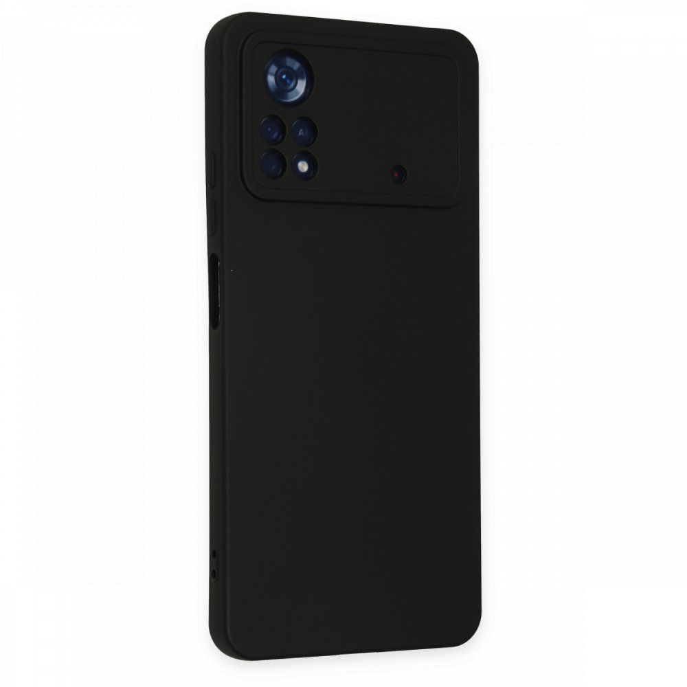  Xiaomi Poco X4 Pro 5G Kılıf Nano içi Kadife Silikon - Siyah