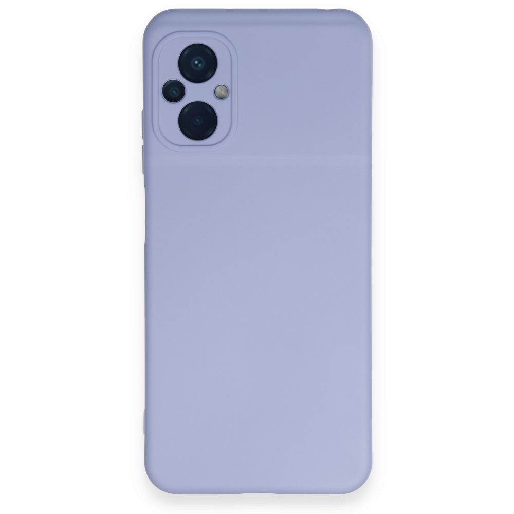 Xiaomi Poco M5 Kılıf Nano içi Kadife Silikon - Lila Xiaomi Poco M5 Kılıf Nano içi Kadife Silikon - Lila