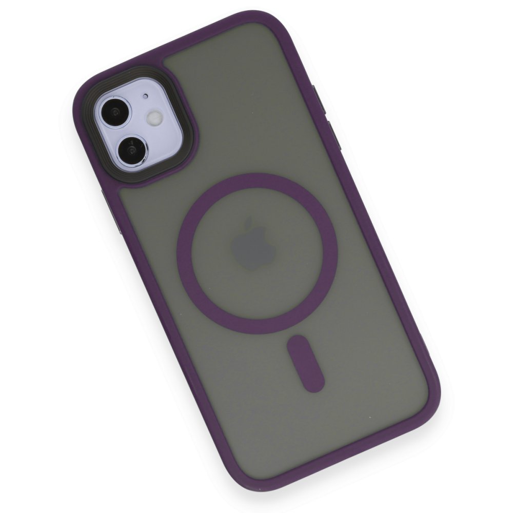  iPhone 11 Kılıf Trex Magneticsafe Kapak - Derin Mor