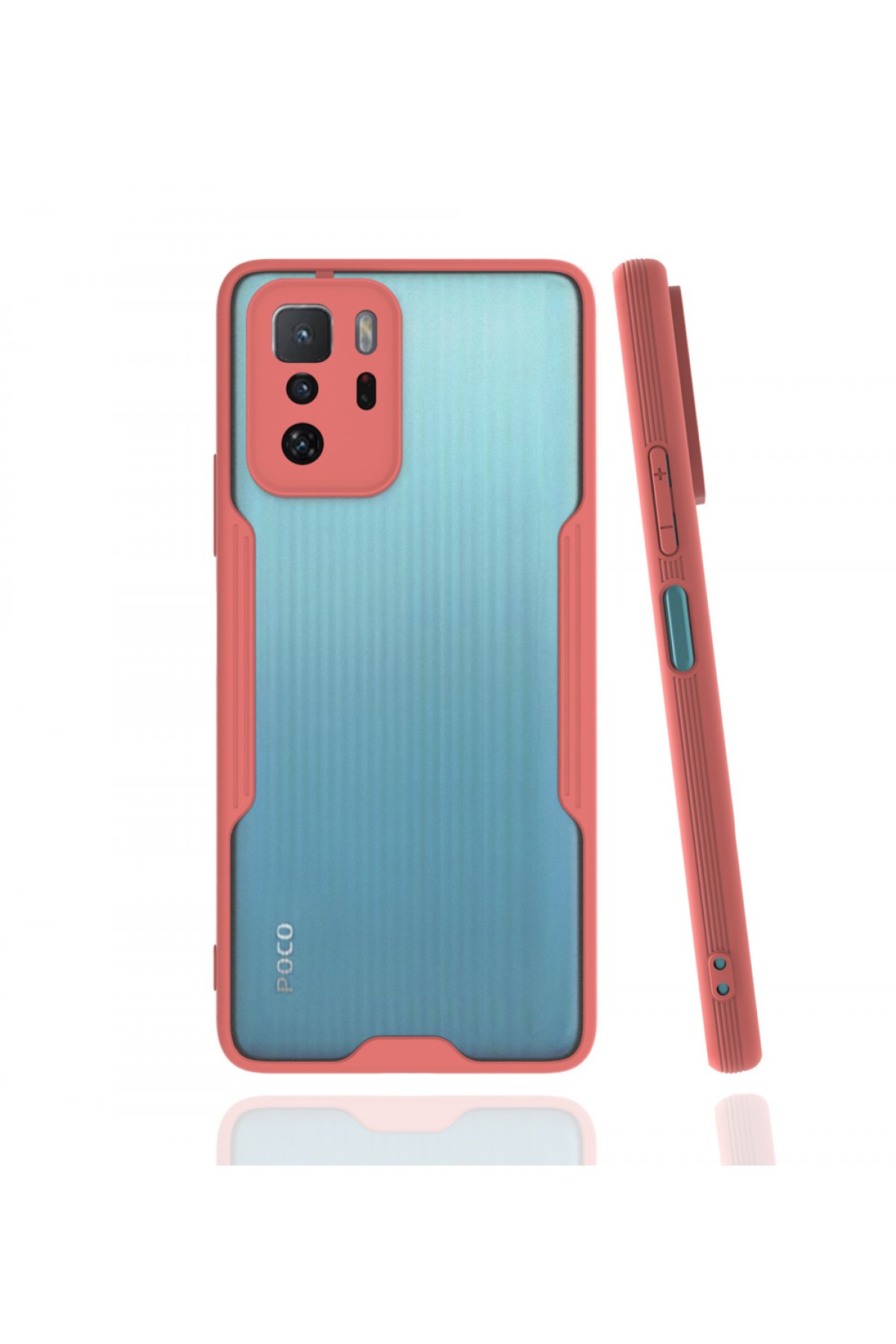 Xiaomi Poco X3 GT Kılıf Platin Silikon - Pembe