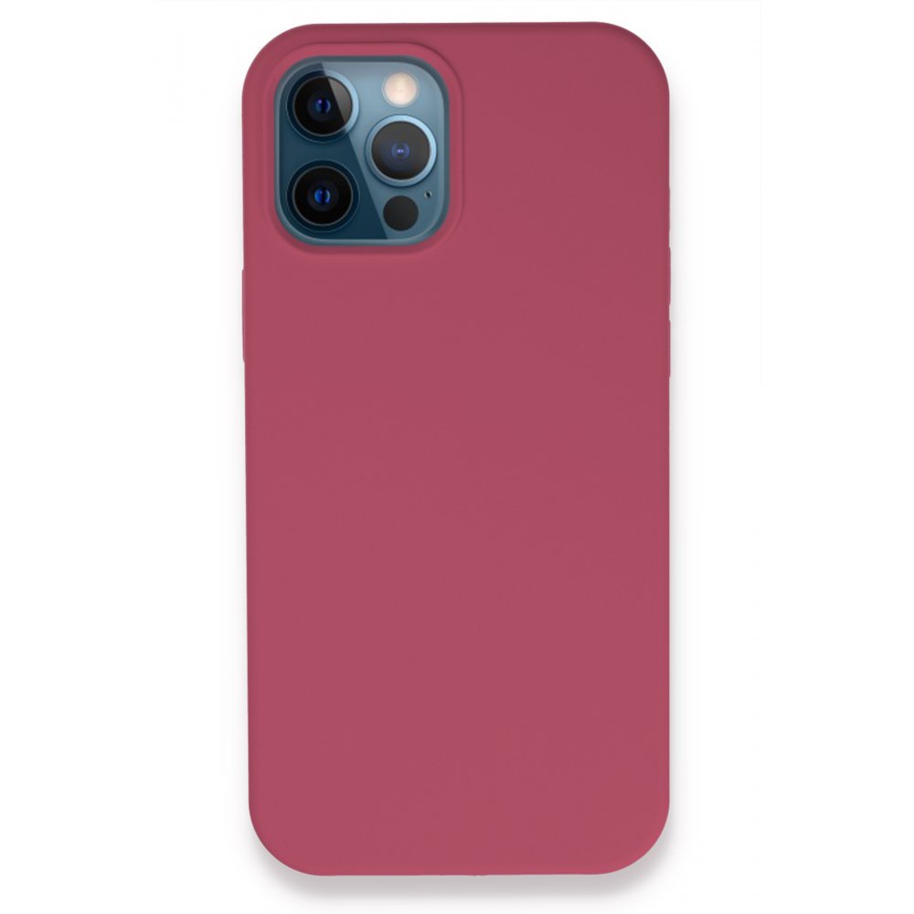  iPhone 12 Pro Kılıf Lansman Legant Silikon - Fuşya