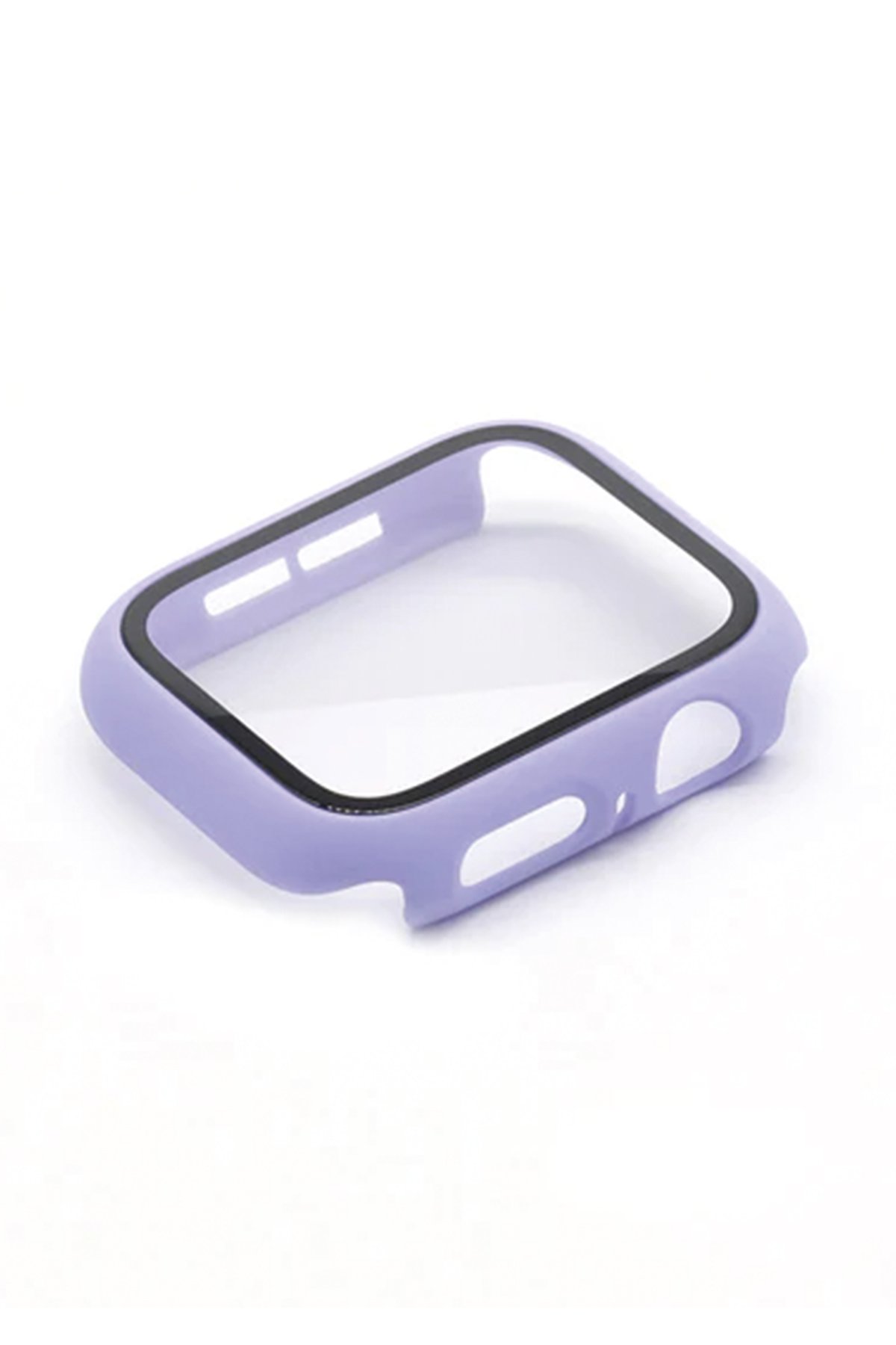  Apple Watch 38mm Camlı Kasa Ekran Koruyucu - Lila