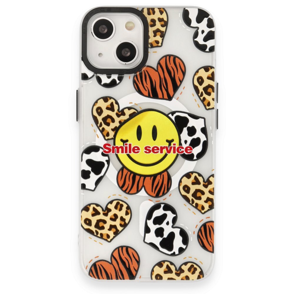  iPhone 14 Kılıf Apollo Magneticsafe Desenli Kapak - Apollo Şeffaf - 2