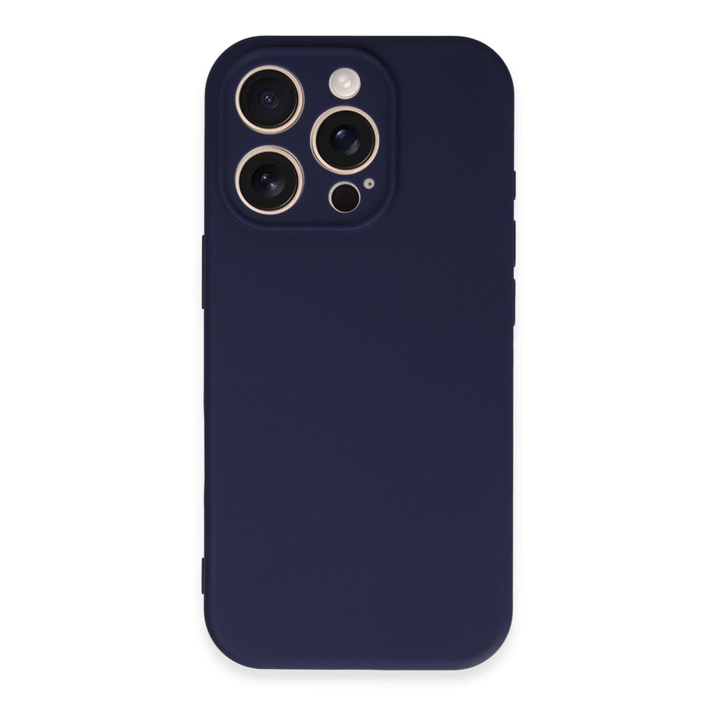 iPhone 16 Pro Kılıf First Silikon - Lacivert  iPhone 16 Pro Kılıf First Silikon - Lacivert
