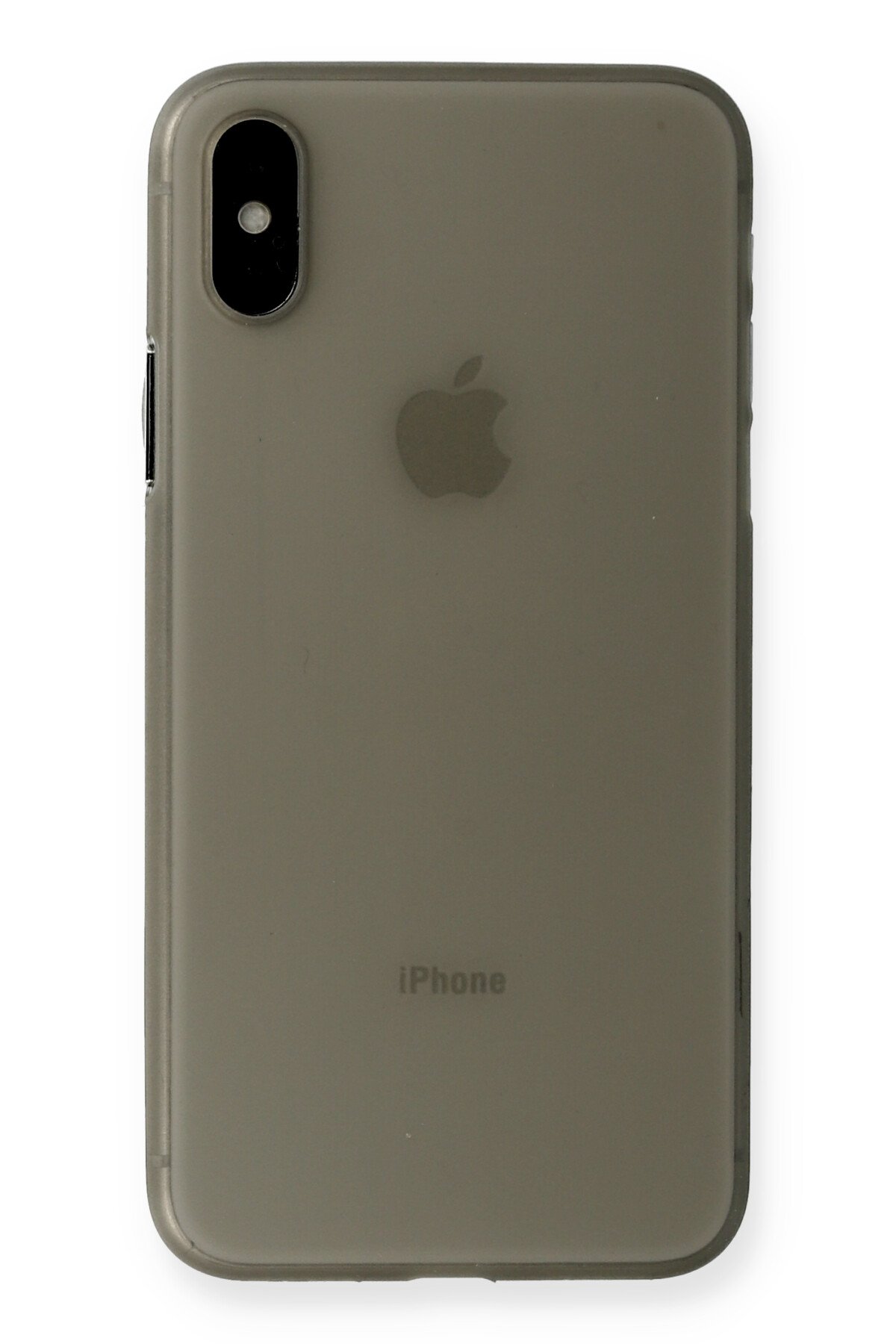  iPhone XS Max Kılıf PP Ultra İnce Kapak - Gri