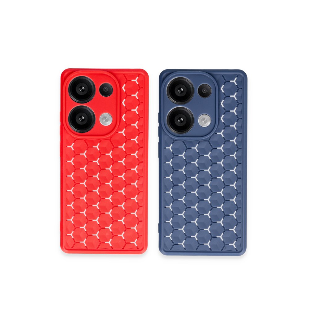  Xiaomi Poco M6 Pro 4G Kılıf Petek Silikon Kapak - Lila