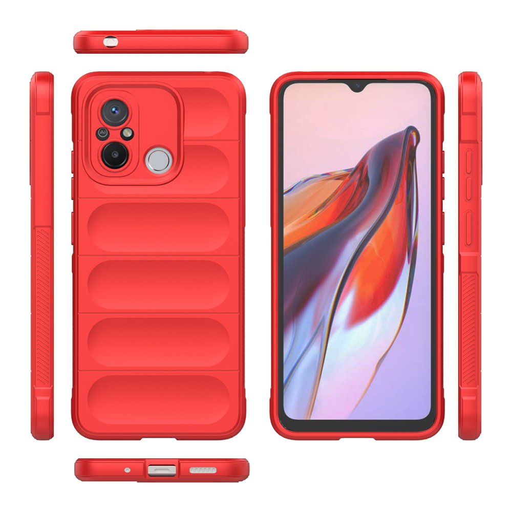 Redmi 12C Kılıf Optimum Silikon - Kırmızı