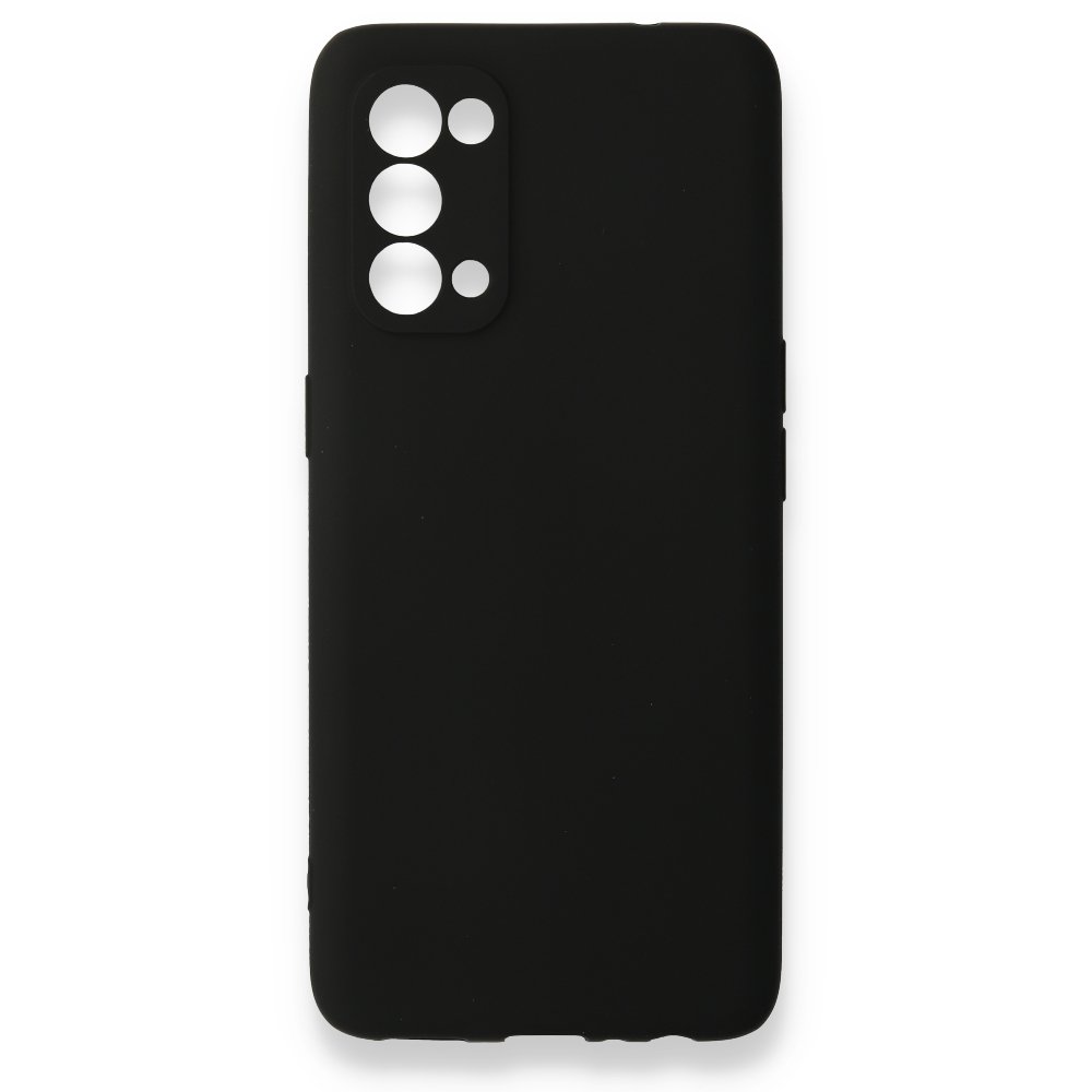  Oppo Reno 5 Pro Kılıf First Silikon - Siyah