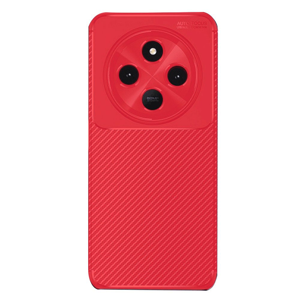Redmi 14C Kılıf Auto Focus Karbon Kapak - Kırmızı Redmi 14C Kılıf Auto Focus Karbon Kapak - Kırmızı