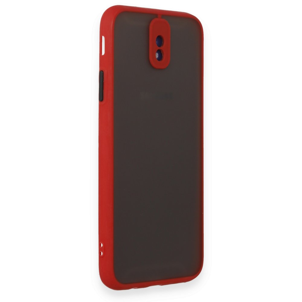  Samsung Galaxy J7 Pro / J730 Kılıf Montreal Silikon Kapak - Kırmızı