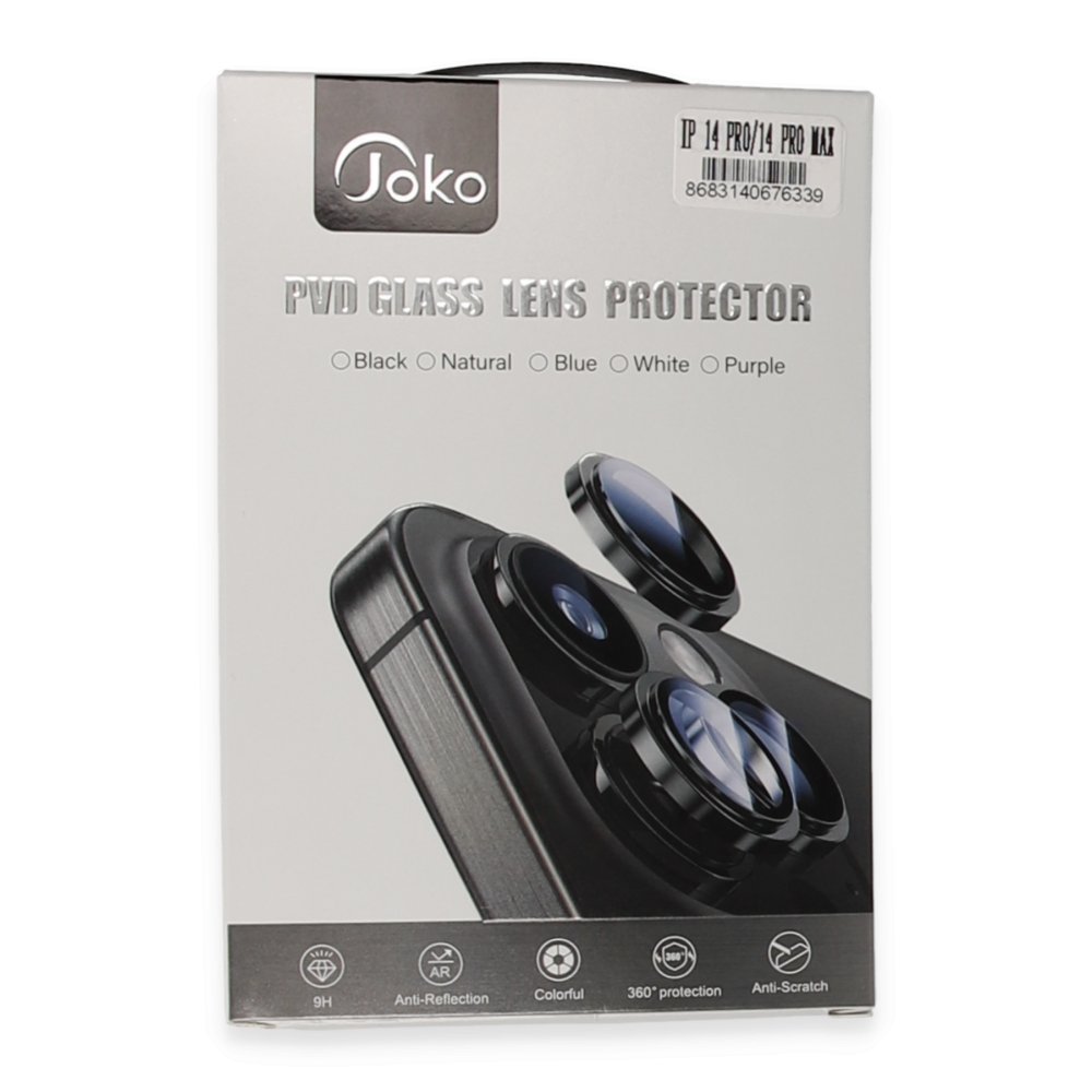 Joko iPhone 14 Pro PVD Metal Kamera Lens - Derin Mor