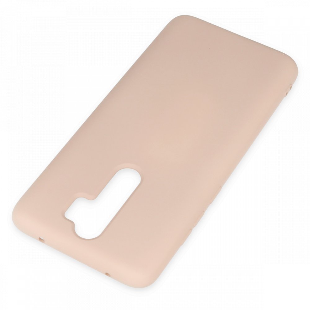 Redmi Note 8 Pro Kılıf Nano içi Kadife Silikon - Pudra Redmi Note 8 Pro Kılıf Nano içi Kadife Silikon - Pudra