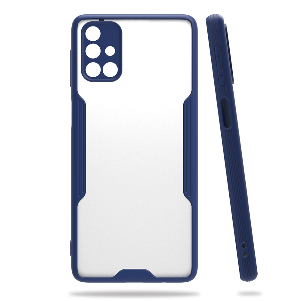  Samsung Galaxy M31S Kılıf Platin Silikon - Lacivert