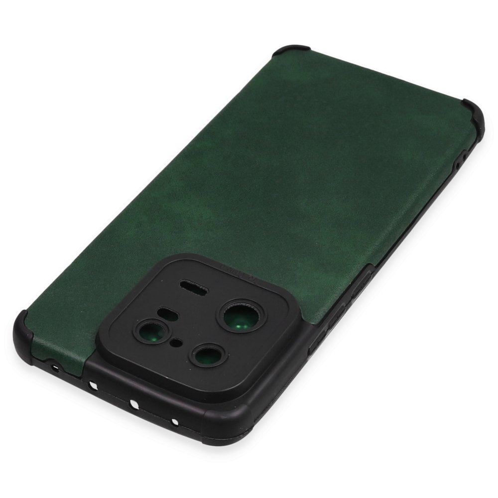Xiaomi Mi 13 Pro Kılıf Loop Deri Silikon - Yeşil  Xiaomi Mi 13 Pro Kılıf Loop Deri Silikon - Yeşil