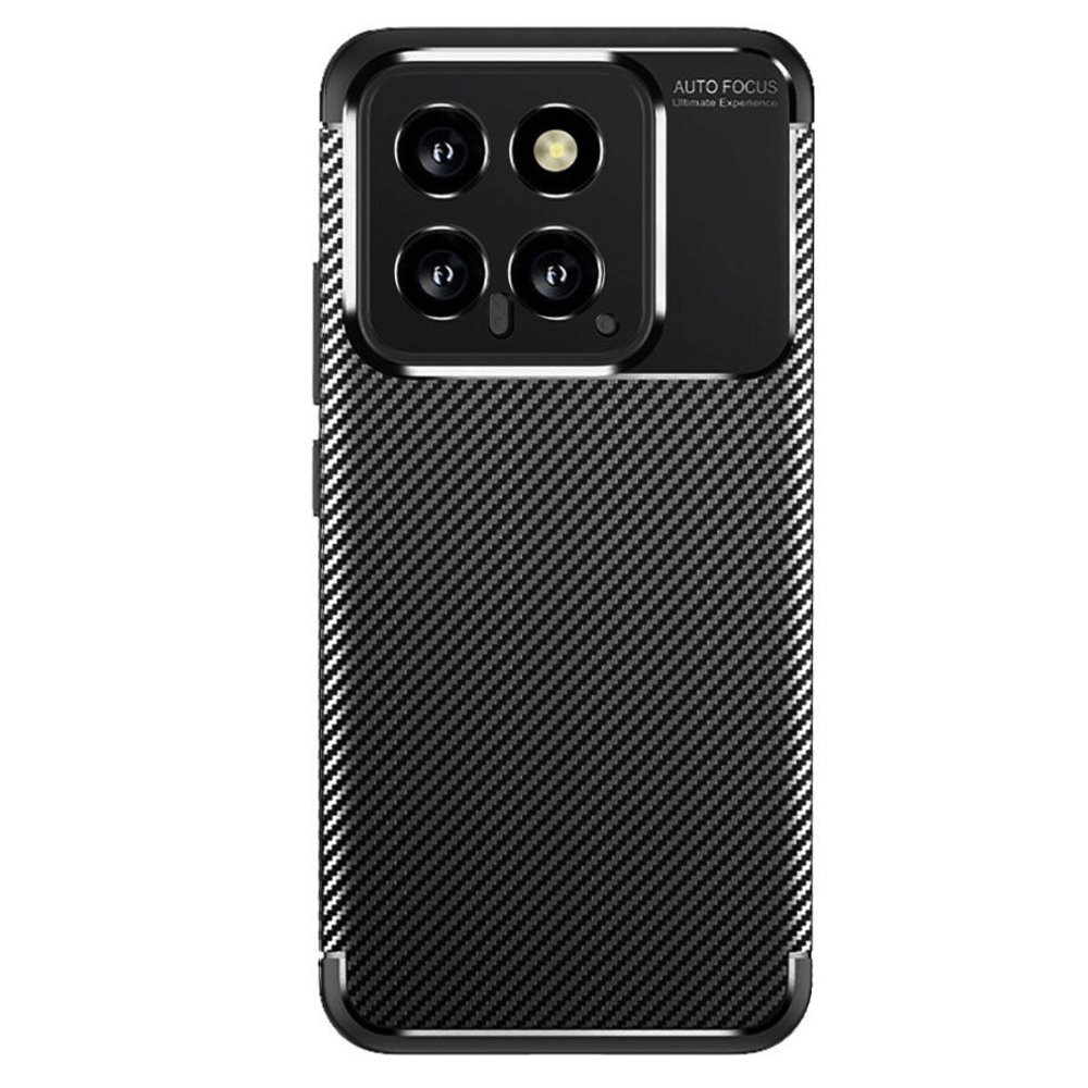 Xiaomi Mi 14T Kılıf Auto Focus Karbon Kapak - Siyah Xiaomi Mi 14T Kılıf Auto Focus Karbon Kapak - Siyah